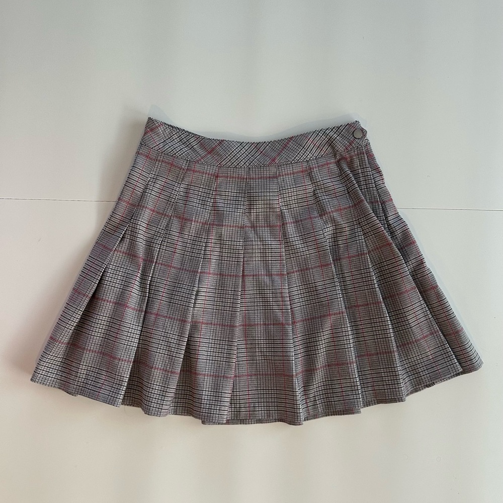 H&M (Divided) Plaid Patterned Mini Skirt